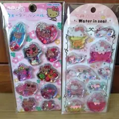 新品未開封　ハローキティ　ウォーターインシール２枚セット
