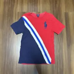 Polo Ralph Lauren ストライプ Tシャツ赤と紺
