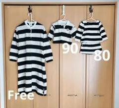 プティマインリアン　親子お揃い　親子リンクコーデ　ワンピース　姉妹　兄弟　兄妹