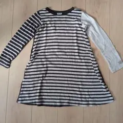BREEZE ストライプ長袖ワンピース 120