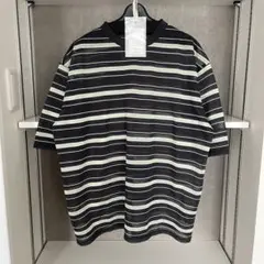 TODAYFUL シアーボーダーTシャツ　インディゴ　半袖　カットソーシースルーのサムネイル