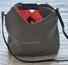 エム エム シックス メゾン マルジェラ MM6 ジャパニーズ 2way カーキ