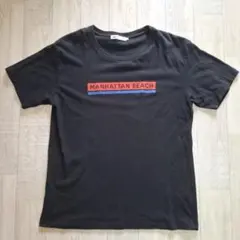 SEVENDAYS=SUNDAY 半袖ロゴTシャツ M ブラック 綿100%のサムネイル