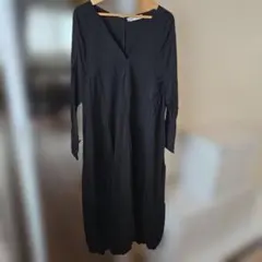 ZARA ブラック シャツワンピース M-L