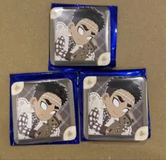 鬼滅の刃　ホワイトデー2023 ダイヤ型缶バッジ　悲鳴嶼行冥3点セット