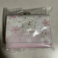 ポケモン ピカチュウ 桜 財布 折り財布 ミニ財布 Pikachu CB