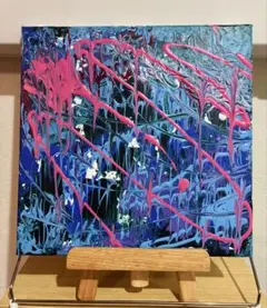 抽象画 アートパネル カラフル 渦巻き模様 アクリル画 抽象画 アートパネル カラフル 渦巻き模様 アクリル画 - メルカリ