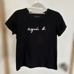 agnes b. アニエスベー ロゴTシャツ ブラック　M