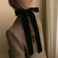 ベロアリボン 片面 ヘアアクセサリー チョーカー スカーフ 2m ハンドメイ