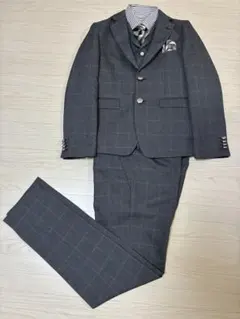 【極美品】ワンダーファクトリー フォーマルスーツセットアップ 150 6点セット