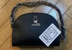 miffy70 ブラックショルダーバッグ　ミッフィーカバン　バッグ　鞄　ブラック