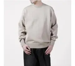 (未使用タグ付) HERILL ヘリル Cottoncode Crewneckのサムネイル
