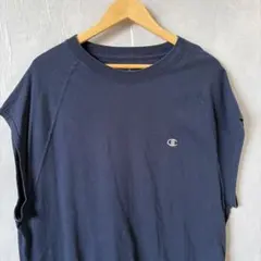 Champion ノースリーブTシャツ ネイビー　XLサイズのサムネイル