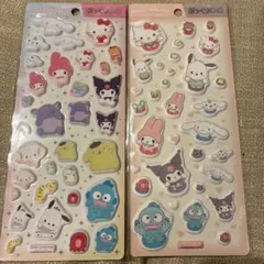 Sanrio ぷっくりシール ほっぺつん　リボン　サンリオ セット　正規品