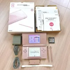 【動作確認済み】DS Lite ロゼ 箱説付 ポケモンプラチナ付