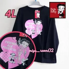 【新品☆】ベティ 長袖シャツ(Betty Boop)ロンT☆4L