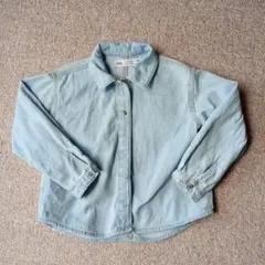 ZARA デニムシャツ 2-3歳 ライトブルー　98cm　長袖