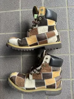 希少廃番★ティンバーランド　パッチワークブーツ 9Mインチ　世界2000足限定品