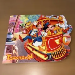 トゥーンタウン メモ帳 ミッキー　TOONTOWN