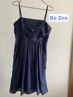 Bo Dreネイビーフリルパーティードレス 13AR