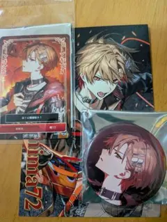 シクフォニ　暇72　缶バッジ、トレカ、ポストカードのセット