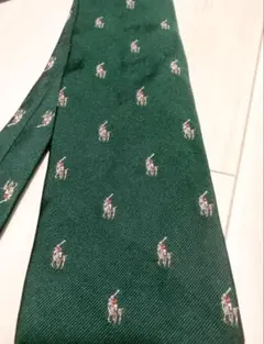 USA製 Polo by Ralph Lauren ポロプレイヤー ネクタイのサムネイル