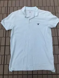 American Eagle ポロシャツ ライトブルー Mサイズ