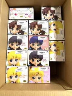 【新品未開封】美少女戦士セーラームーンフィギュアとグラスセット　キューポスケット