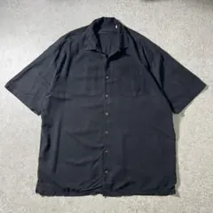 00s Tommy Bahama シルクシャツ バック刺繍 開襟 XL黒A473 - メルカリ