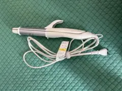 美品SALONIAホワイト カールヘアアイロン デジタル表示 壁掛け