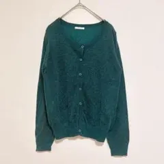 シネマクラブ　カーディガン　M グリーン　ラメ　薄手　羽織り　春　秋　ハニーズ