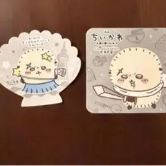 ちいかわ コラボカフェ コースター ラッコ2枚セット