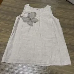 パラスパレス リネン花柄タンクトップのサムネイル