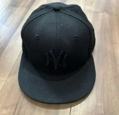 New Era 59FIFTY ブラックキャップ 7 1/8 - メルカリ
