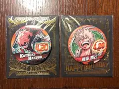 僕のヒーローアカデミア　爆豪勝己　バースデイ缶バッジ　2021　2022　セット