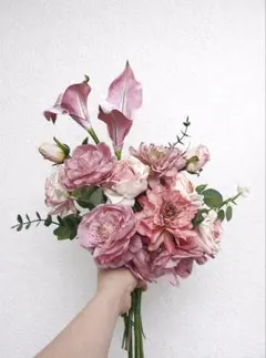 結婚式 ブライダル ブーケ 造花 韓国風 アーティフィシャルフラワー