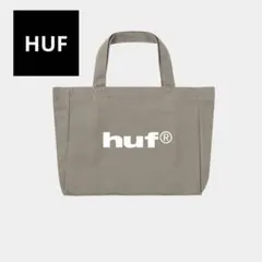 huf グレージュ '89ロゴ S トートバッグ☆新品・未使用のサムネイル