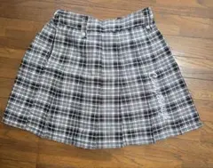 チェック柄プリーツスカート 150cm