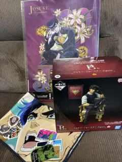 ジョジョワールド　一番くじ　ジョセフ・ジョースター フィギュア　他4点セット