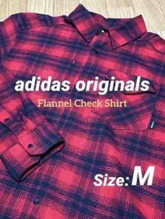 ✳︎限定✳︎ adidas ORIGINALS フランネル チェックシャツ M