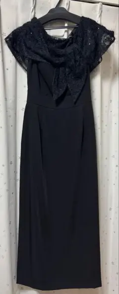 ラグナムーン　LADYオフショルレースドレス