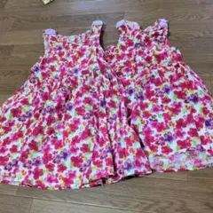 おそろい ワンピース 女児