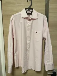 [M] A BATHING APE BAPE 長袖シャツ ピンク