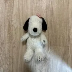 スヌーピー ぬいぐるみ リボン付き