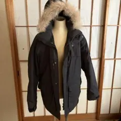 ダウンコート　ミズノ　ブレスサーモ　ブラック　ダークグレー　Lサイズ