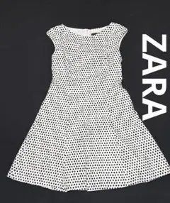 ZARA BASIC ノースリーブひざ丈ワンピース
