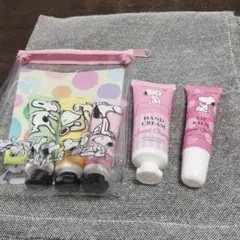 スヌーピーハンドクリームとリップバームセット
