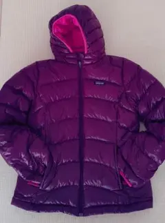 patagonia ガールズハイロフトダウンセーターフーディ　L（US12）
