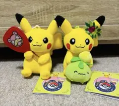 ポケセンヒロシマR ピカチュウ マスコット レモン もみじまんじゅう