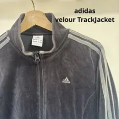 adidas velour TrackJacket